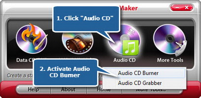 Launch Audio CD Burner